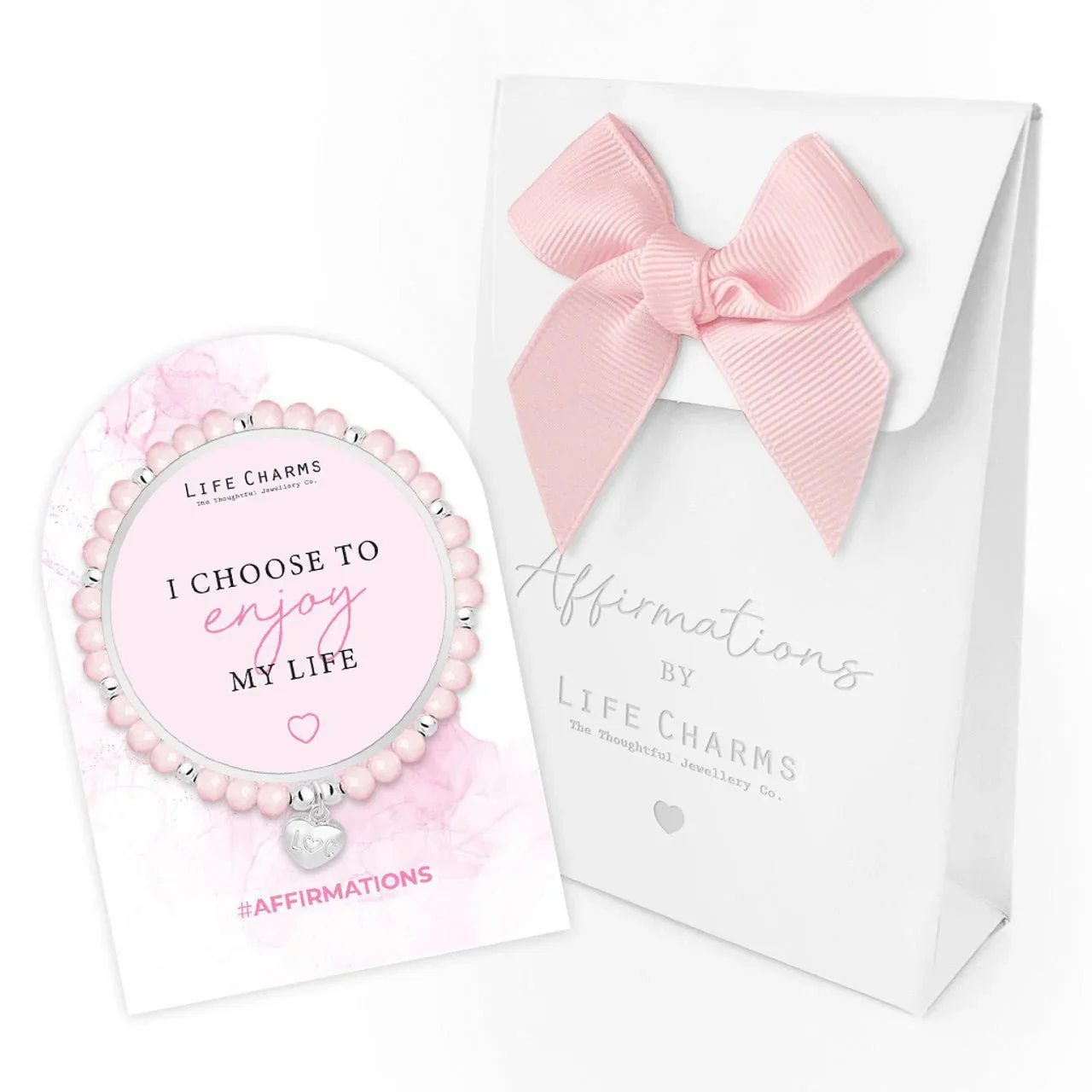 Life Charms Affirmation Bracelet – Enjoy My Life - Image 3