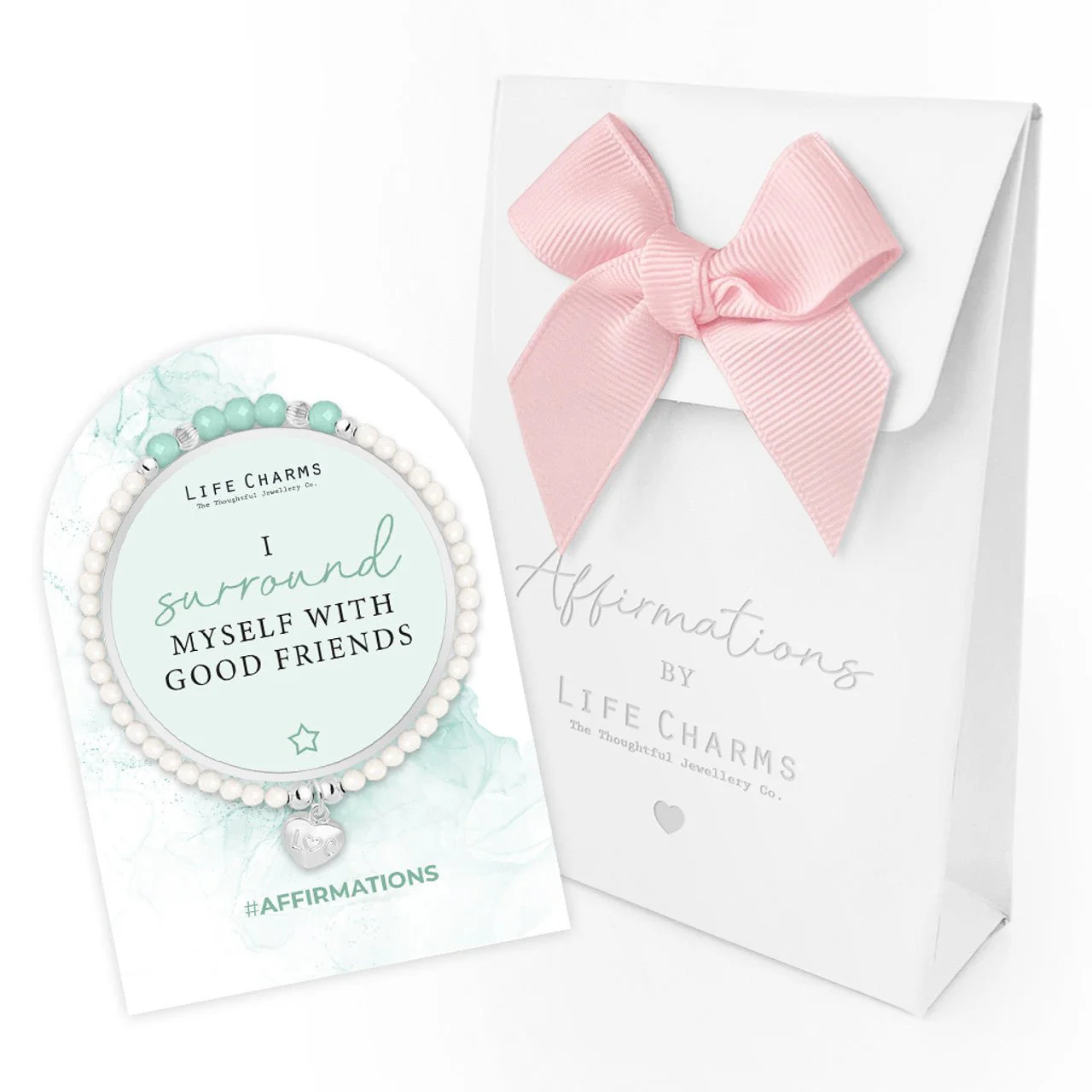 Affirmation Bracelet - Good Friends - Image 3
