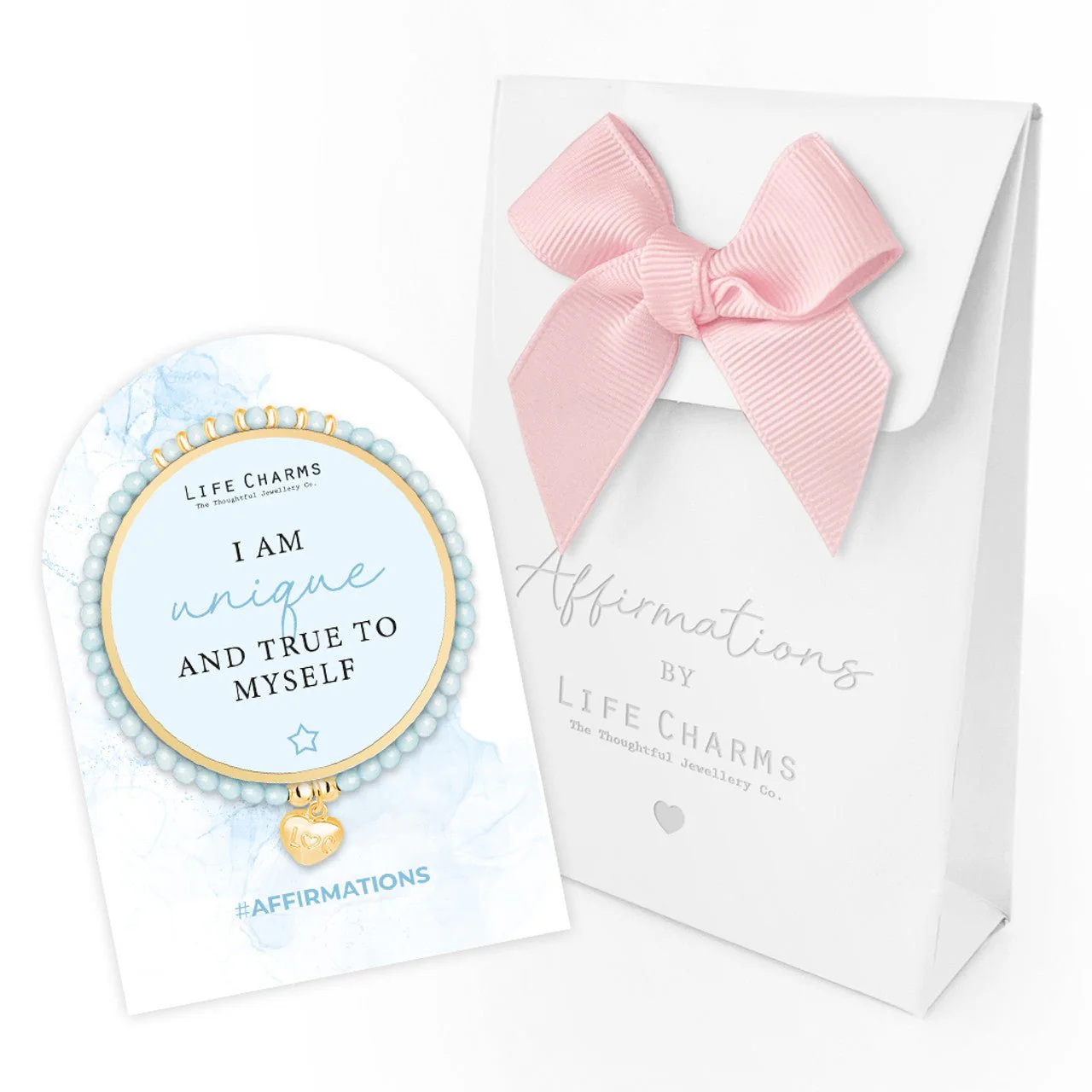 Affirmation Bracelet - I Am Unique - Image 3