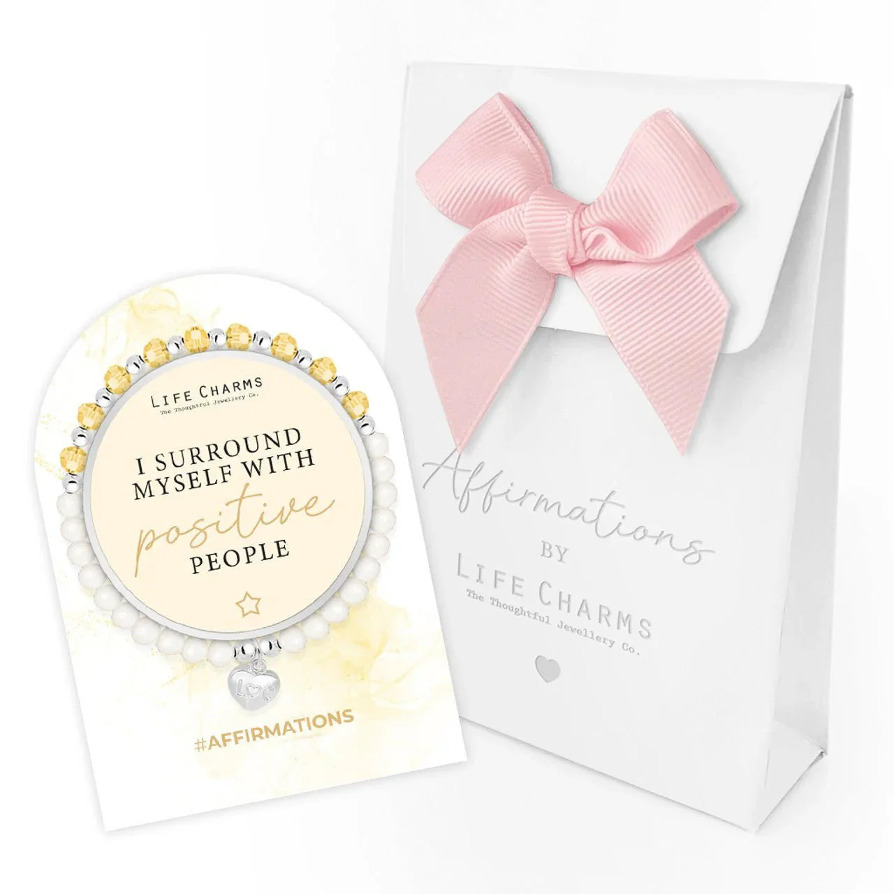 Life Charms Affirmation Bracelet – Positive People - Image 3