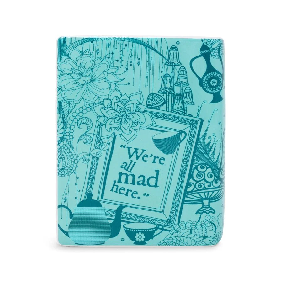 Alice in Wonderland Ceramic Book Vase – Blue Edition - Image 6