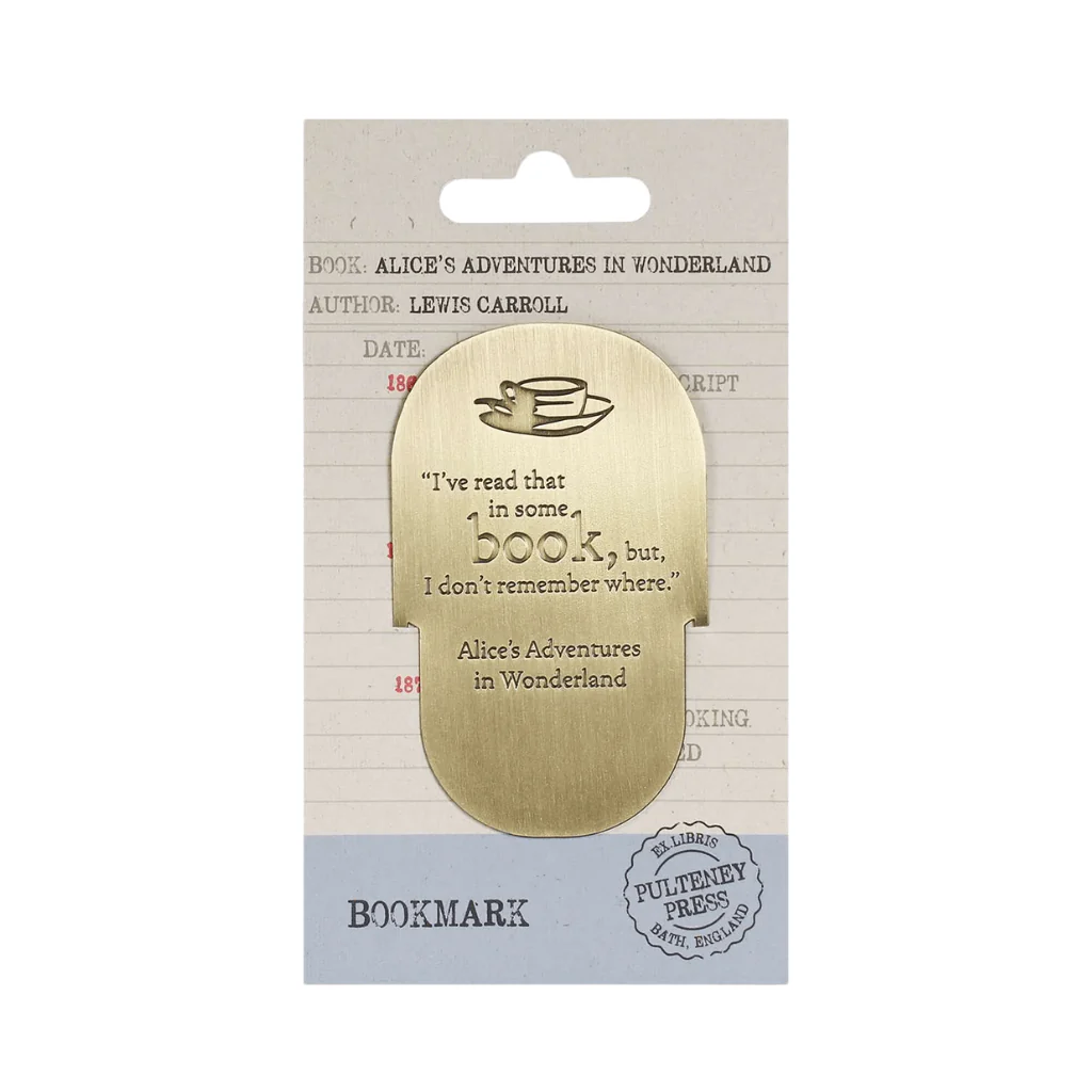 Alice in Wonderland Metal Bookmark - Image 2