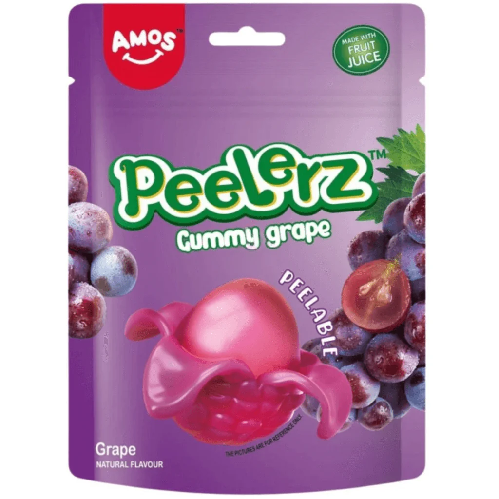 Amos Peelerz Gummy Grape 40g