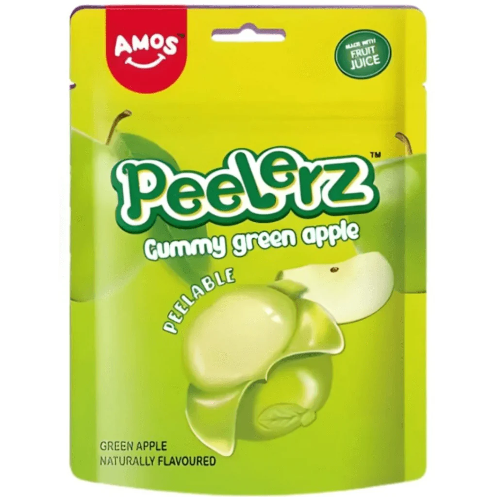 Amos Peelerz Gummy Green Apple 40g