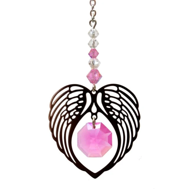 Wild Things Angel Wing Heart - Rose