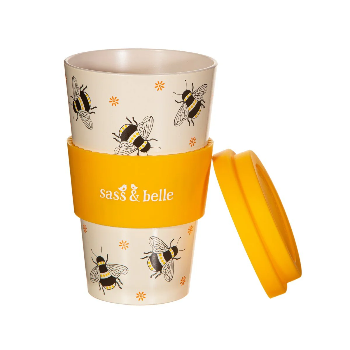 Sass and Belle Bee Travel Coffee Cup - Image 2