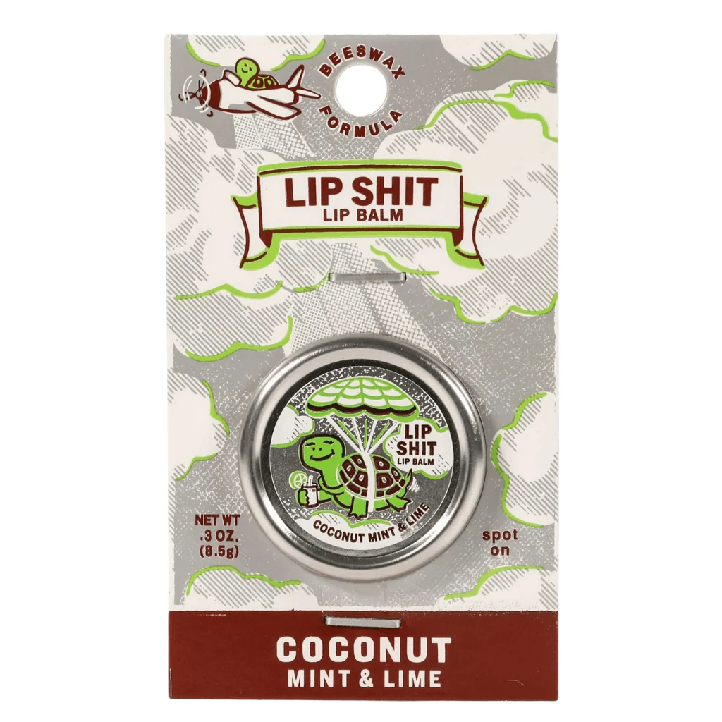 Blue Q Lip Shit Lip Balm – Coconut Mint & Lime