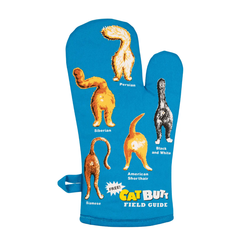 Blue Q Cat Butt Oven Mitt | Funny Cat Oven Glove - Image 2