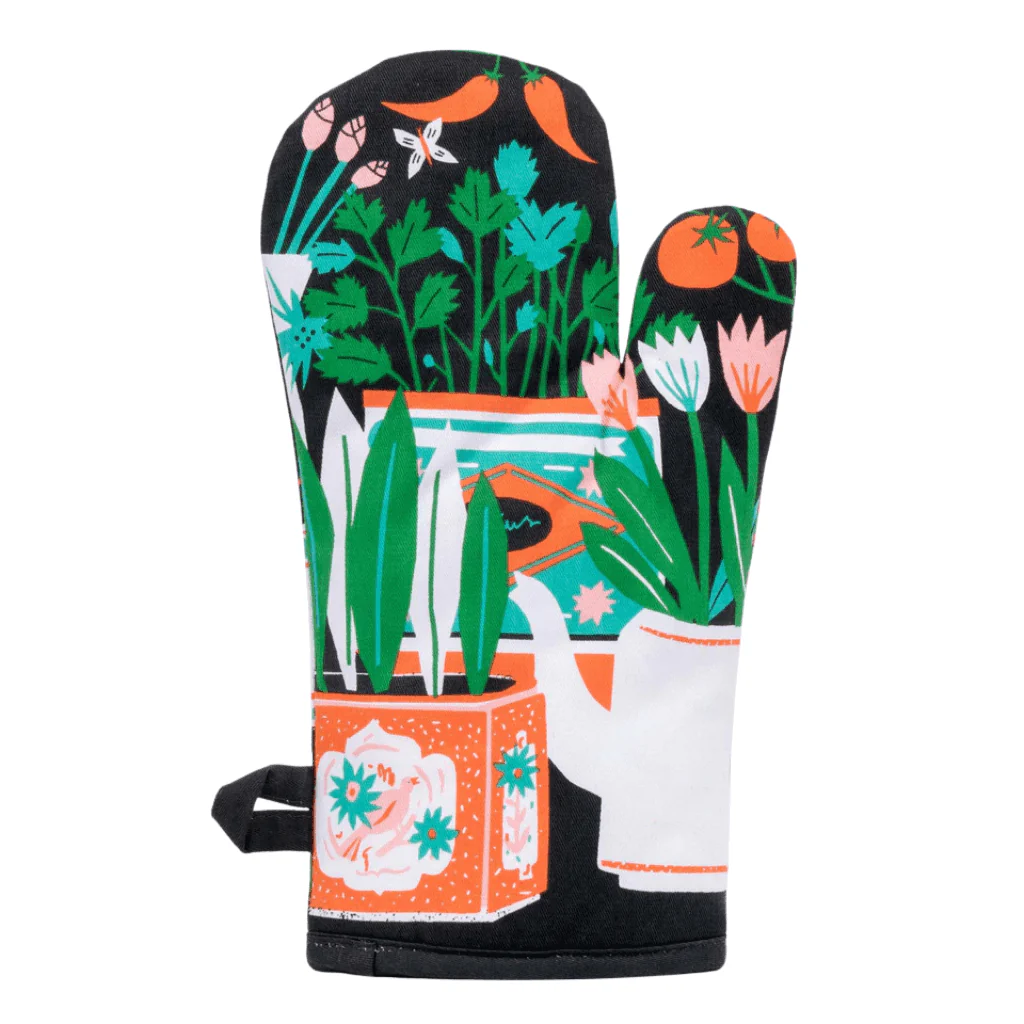 Blue Q Parsley, Sage, Rosemary & Fuck Off Oven Mitt | Rude Oven Glove - Image 2