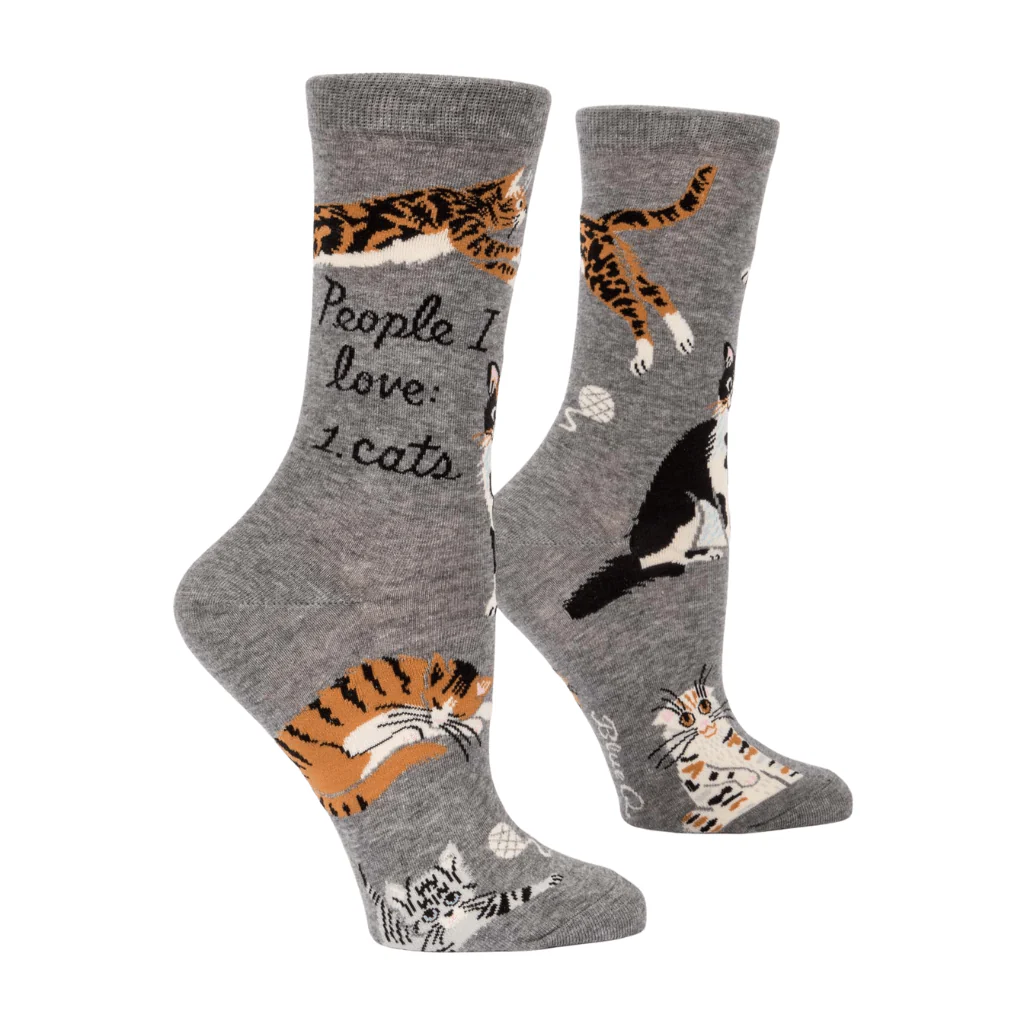 Blue Q People I Love: Cats Women’s Socks