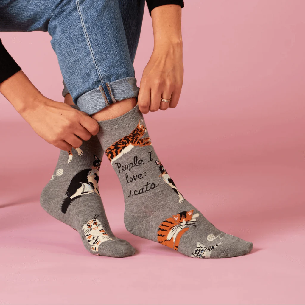 Blue Q People I Love: Cats Women’s Socks - Image 3