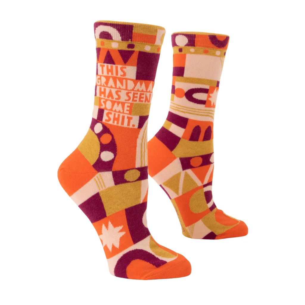 Blue Q This Grandma Has Seen Some Shit Women’s Crew Socks