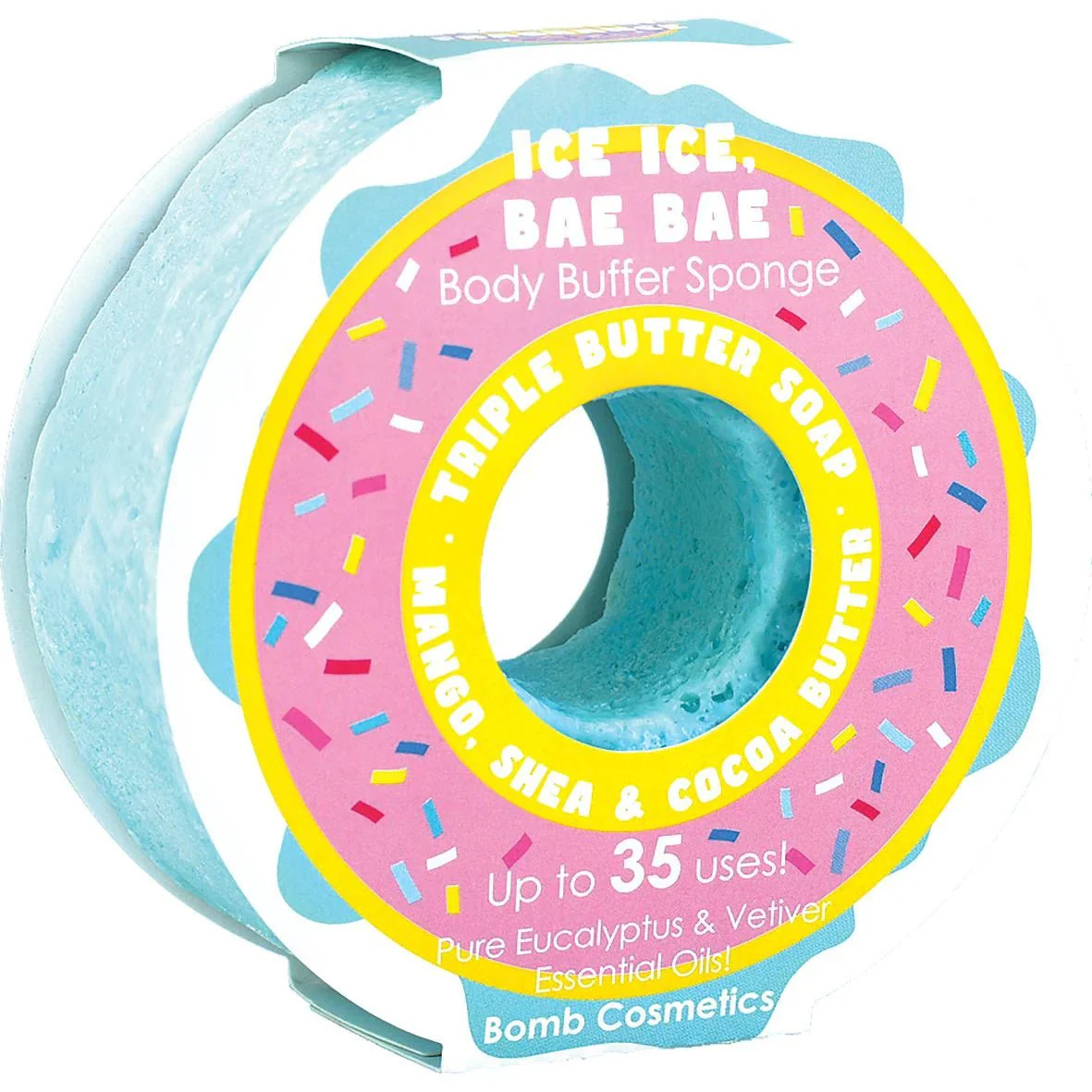Ice Ice Bae Bae Loofah Body Buffer – Soap Inside Sponge