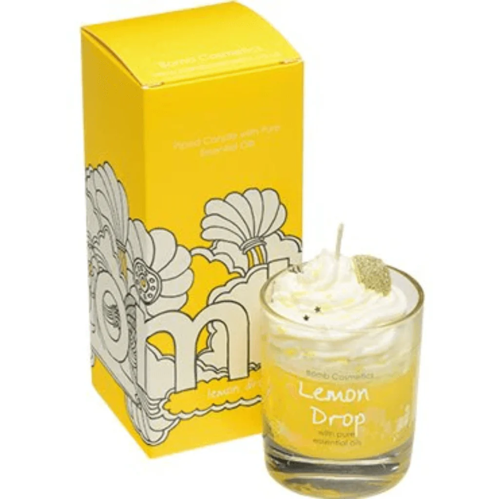 Bomb Cosmetics Lemon Drop Piped Scented Candle