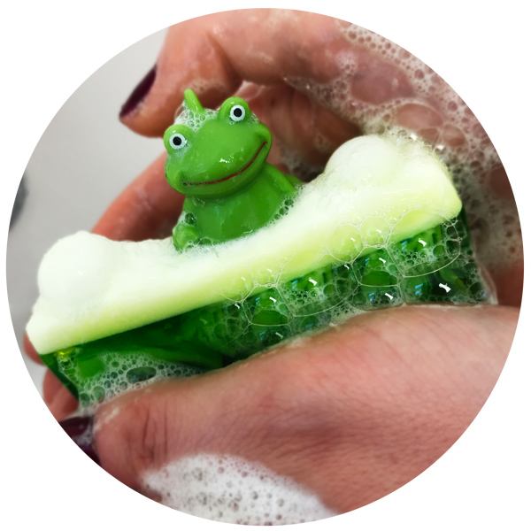 Bomb Cosmetics Soap Slice - It's Not Easy Being Green - Image 2