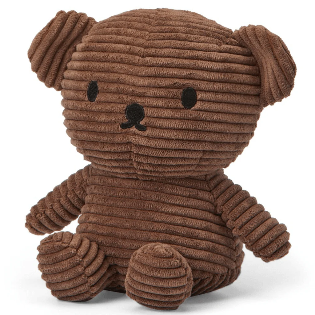Brown Corduroy Boris Bear Miffy Plush – Bon Ton Toys - Image 2