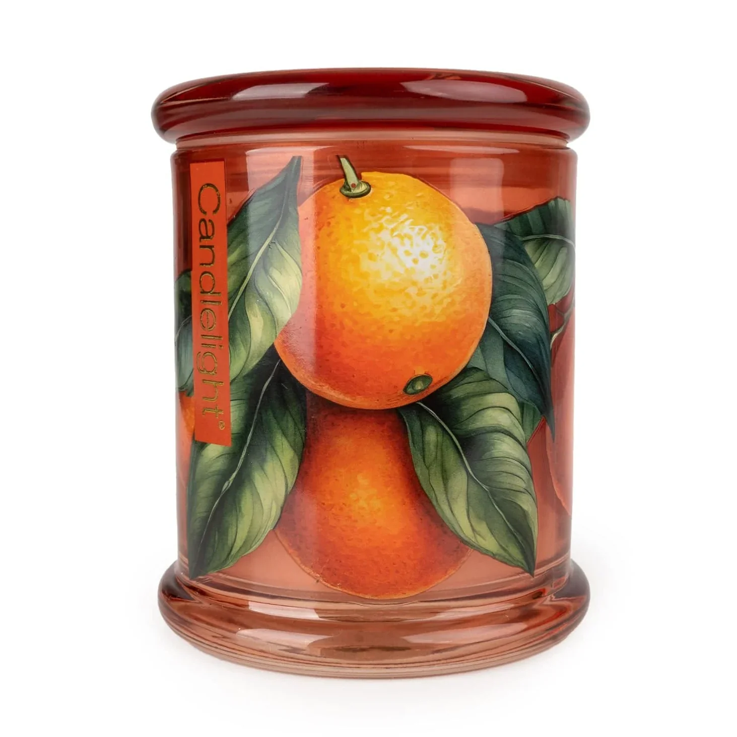 Candlelight Large Glass Lidded Jar Candle – Mandarin & Orange Blossom