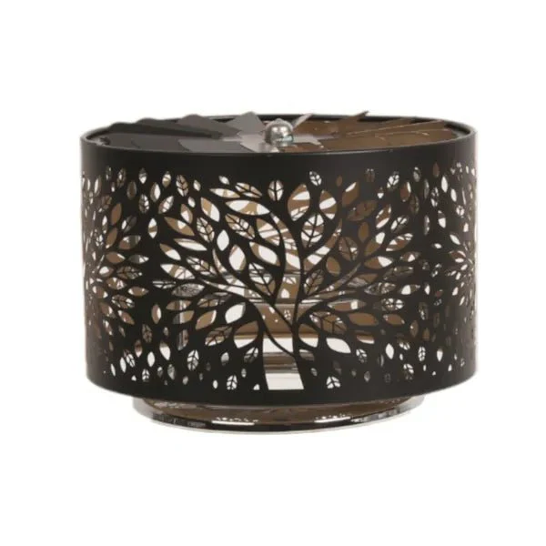 Tree of Life Spinning Carousel Candle Shade – Black & Gold - Image 2