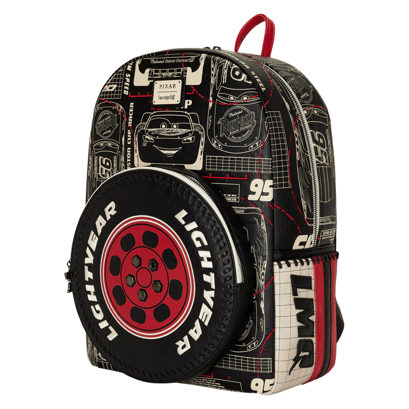 Loungefly Cars Lightning McQueen Full-Size Backpack - Image 2