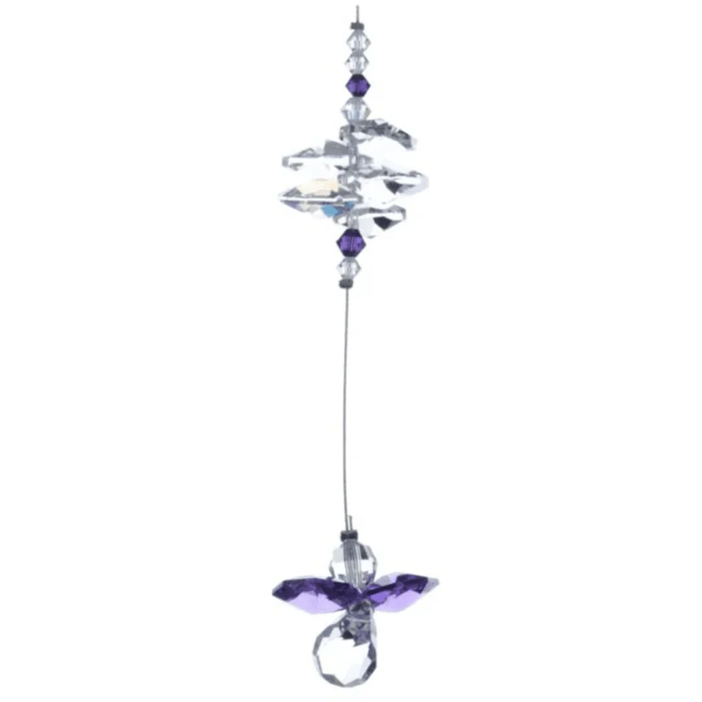 Wild Things Amethyst Guardian Angel Crystal Cascade – February Birthstone