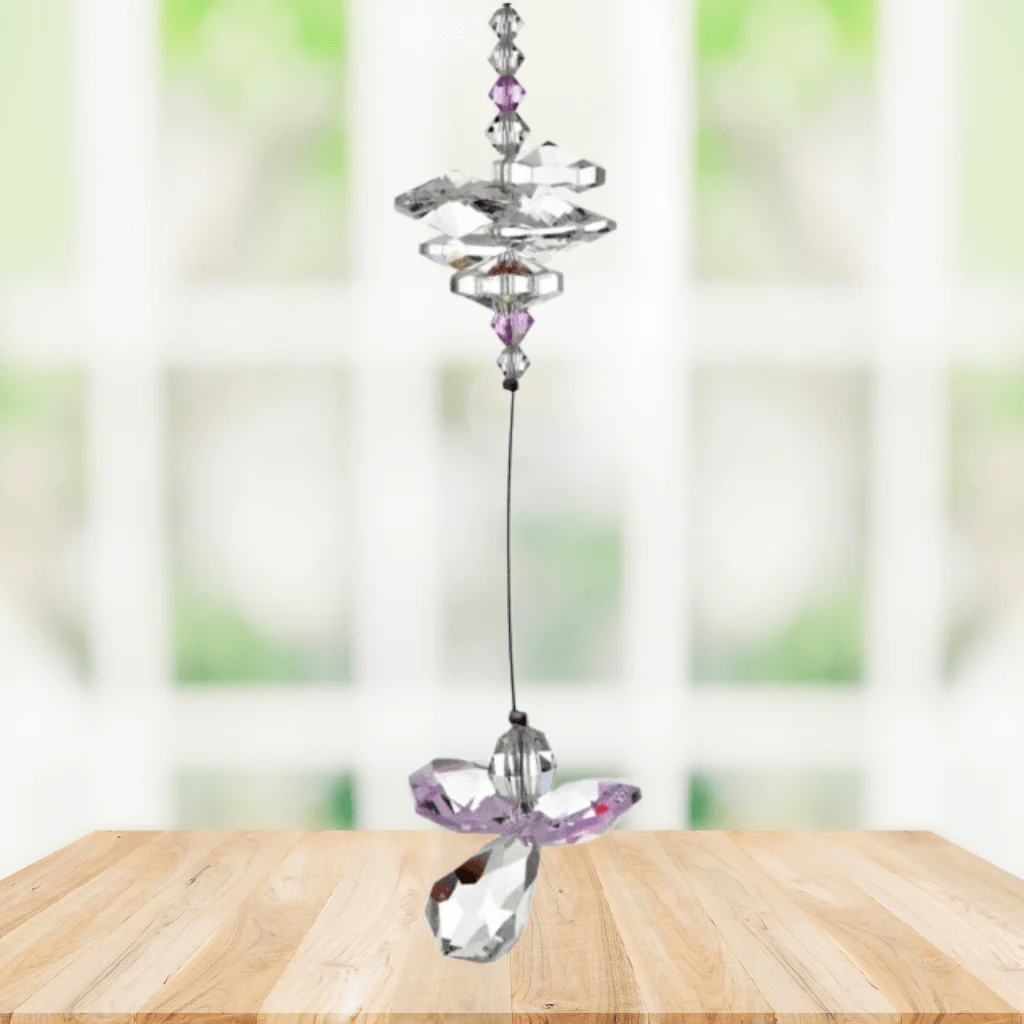 Wild Things Rose Guardian Angel Crystal Cascade – October Birthstone Inspired - Image 2