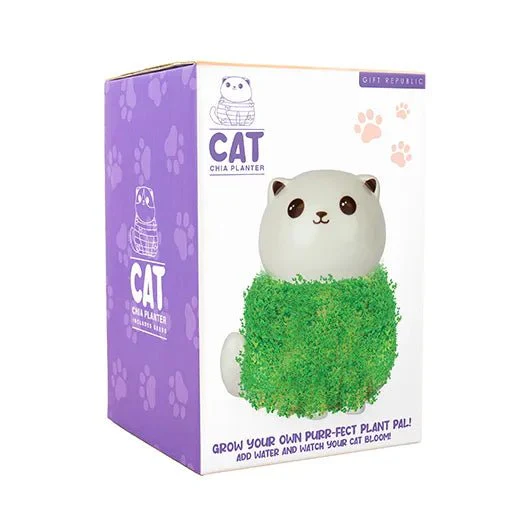 Cat Chia Planter Grow Kit