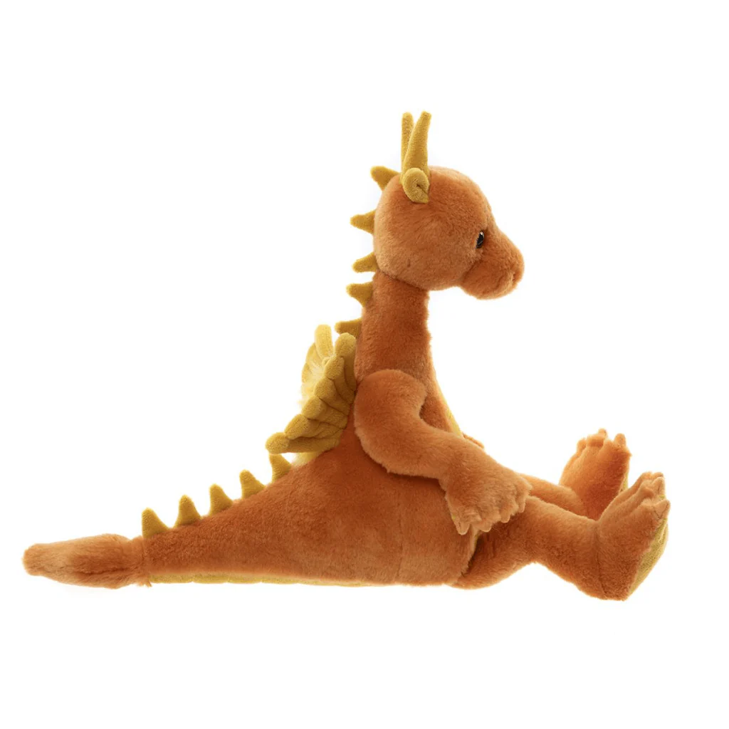 Charlie Bears Bearhouse Diamonds Orange Dragon Plush Soft Toy 25cm - Image 3