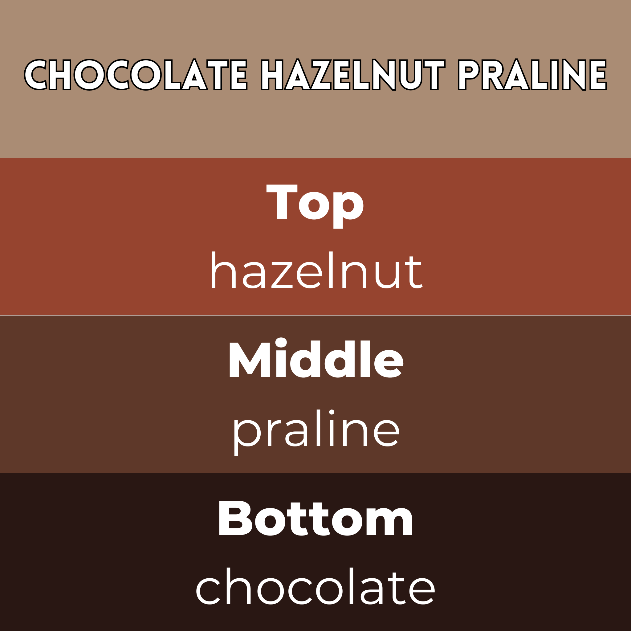 Chocolate Hazelnut Praline Segment Wax Melt - Image 2