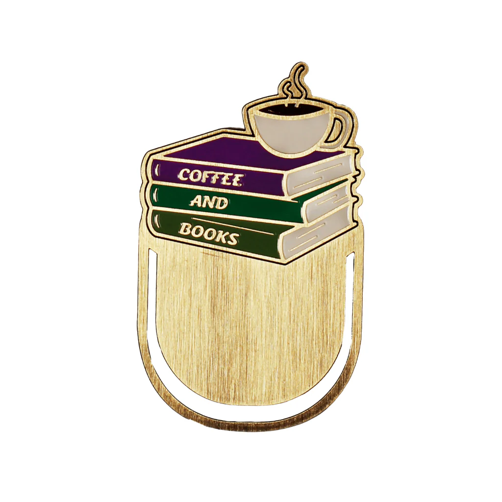 Coffee and Books Bookmark Gift