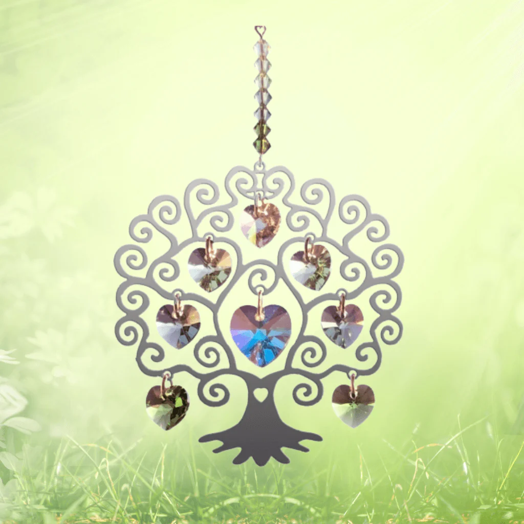 Tree of Life Spring Crystal Suncatcher – Pure Radiance Collection - Image 3