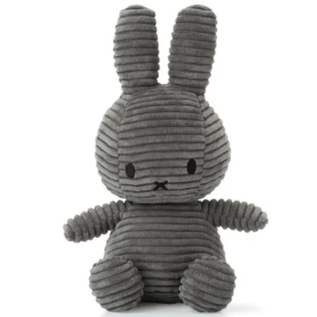 Corduroy Miffy Plush Grey by Bon Ton Toys