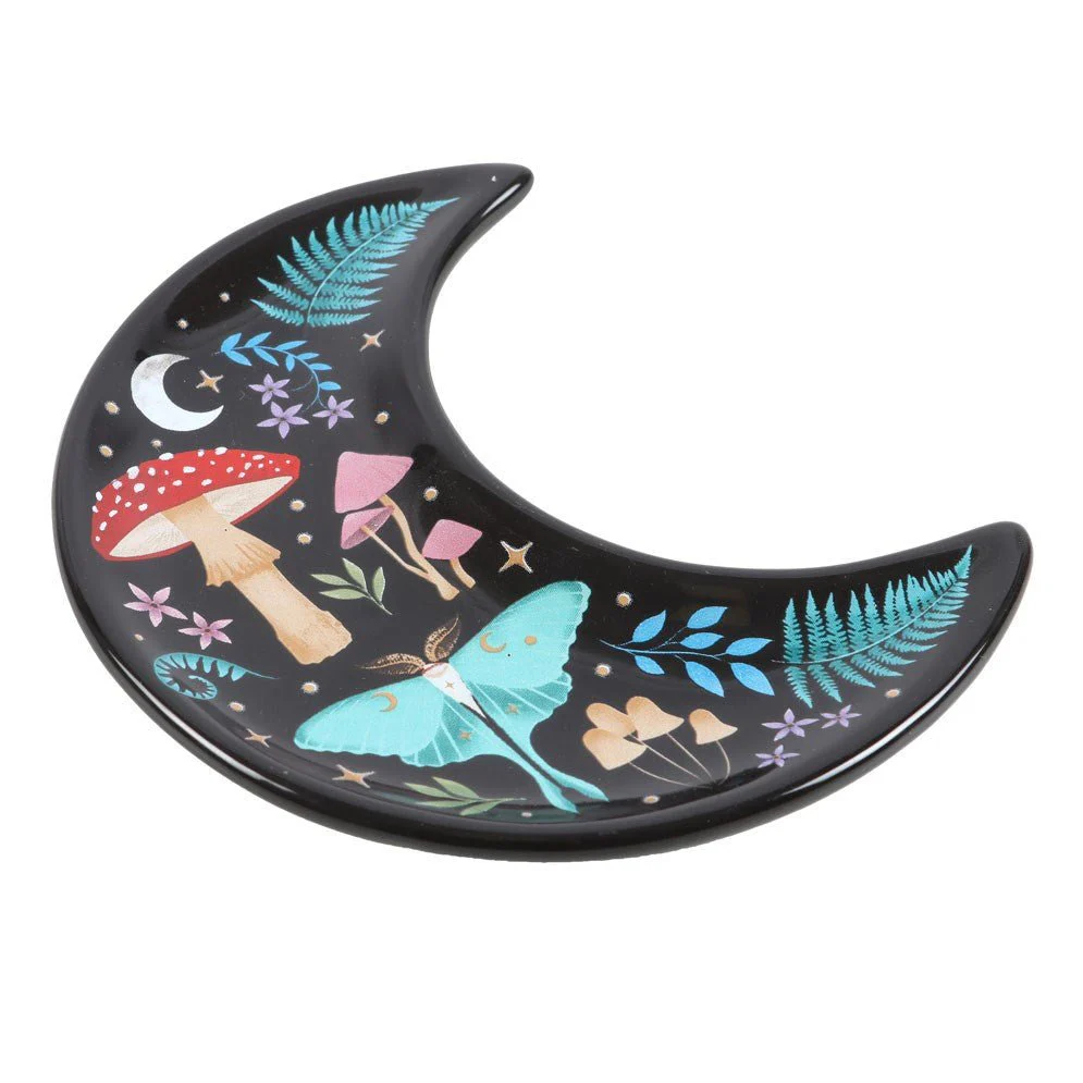 Dark Forest Crescent Moon Trinket Dish - Image 2