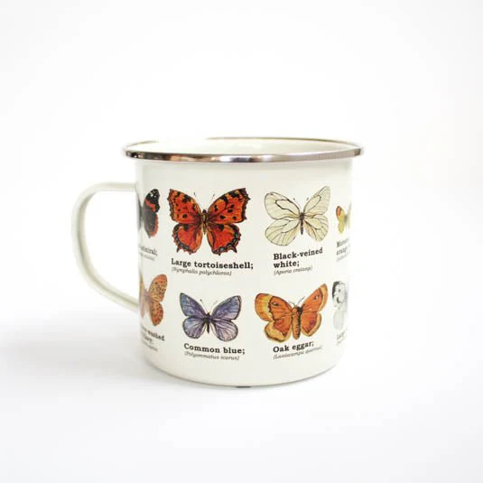 Enamel Mug - Butterflies