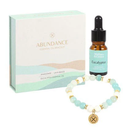 Essential Oil Gemstone Bracelet Kit  - Amazonite
