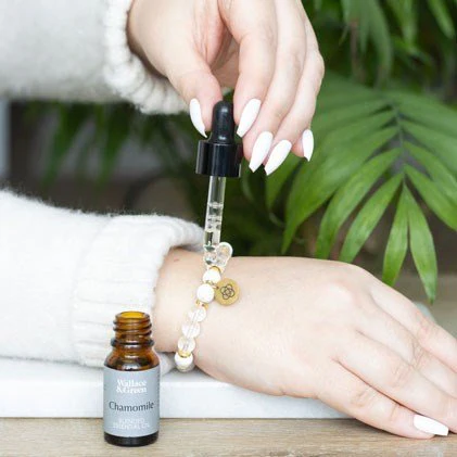 Essential Oil Gemstone Bracelet Kit  - Clear Quartz - Image 3