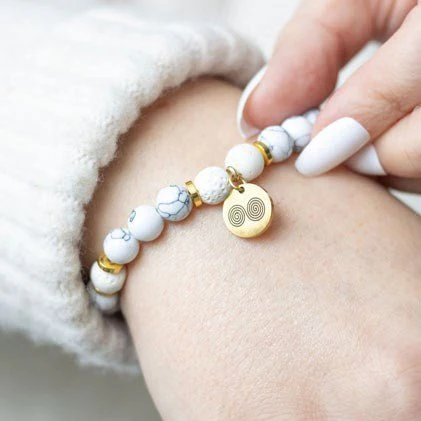 Essential Oil Gemstone Bracelet Kit  - Howlite - Image 4