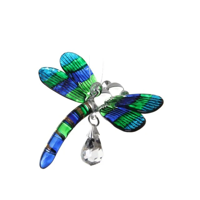 Wild Things Fantasy Glass Flying - Dragonfly Peacock