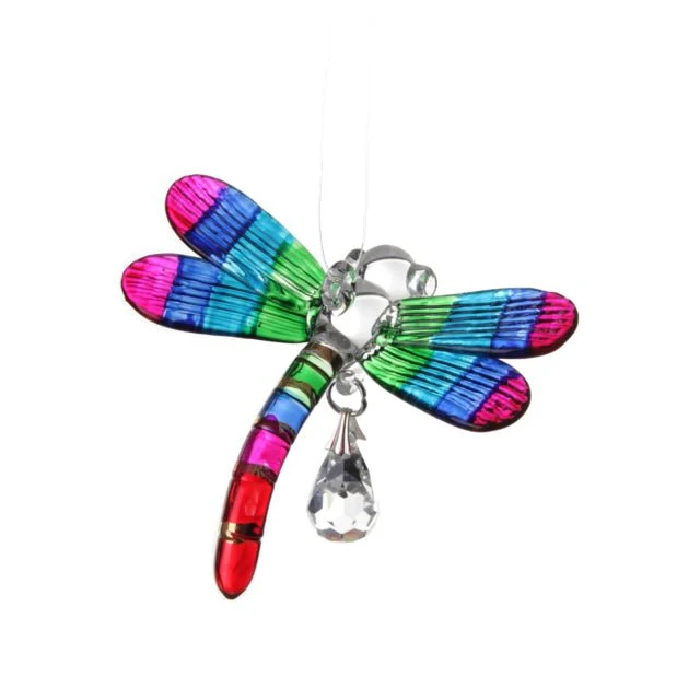 Wild Things Fantasy Glass Flying - Dragonfly Rainbow