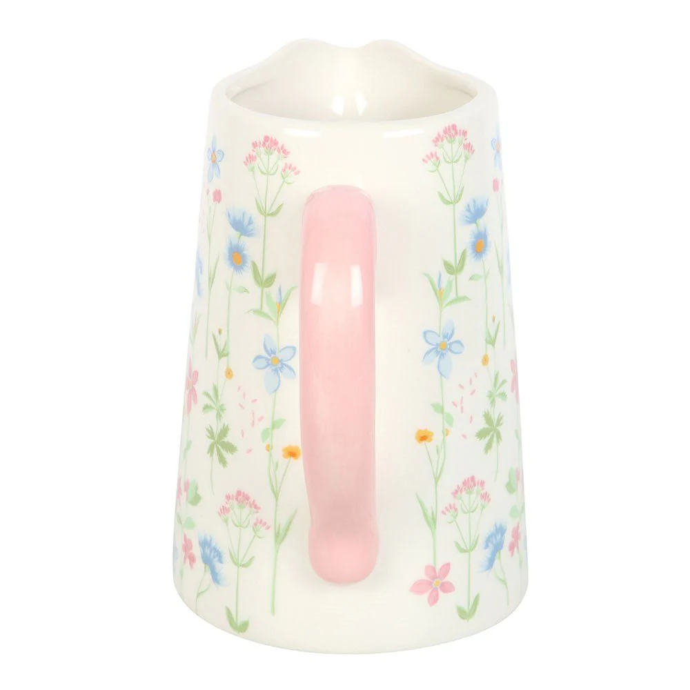 Floral Print Ceramic Flower Jug - Image 3