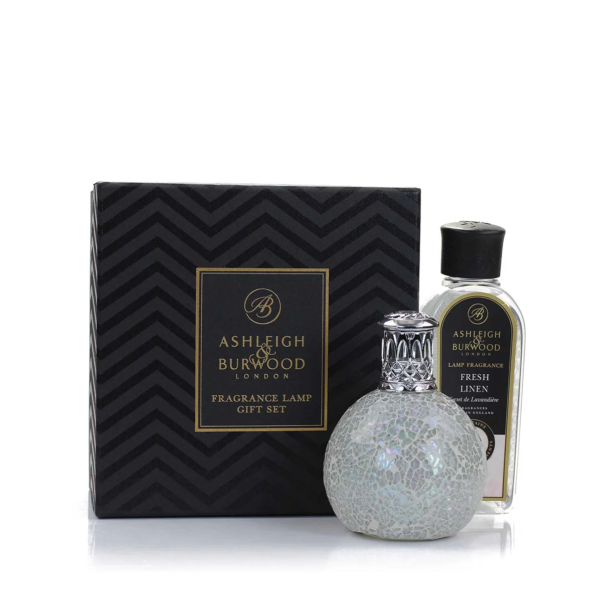 Fragrance Lamp Gift Set - The Pearl & Fresh Linen