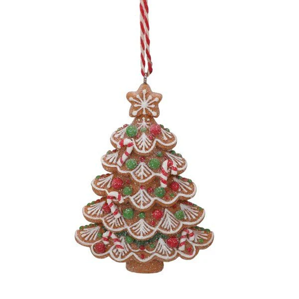Gingerbread Christmas Tree Hanging Decoration – 10cm