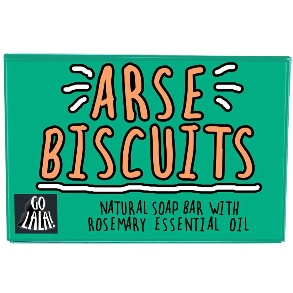 Go La La Arse Biscuits Soap Bar 95g