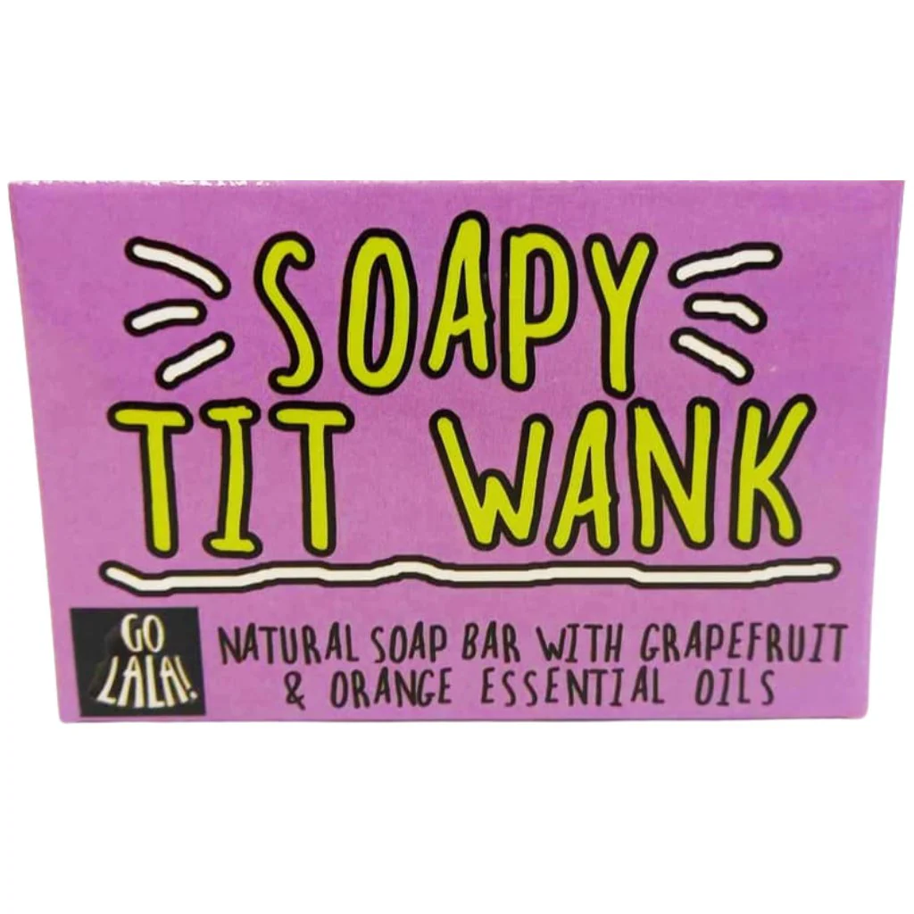 Go La La Soapy Tit Wank Soap Bar 95g