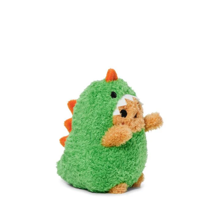 Green Dino Ricespud Mini Sitting Plush Toy - Image 2