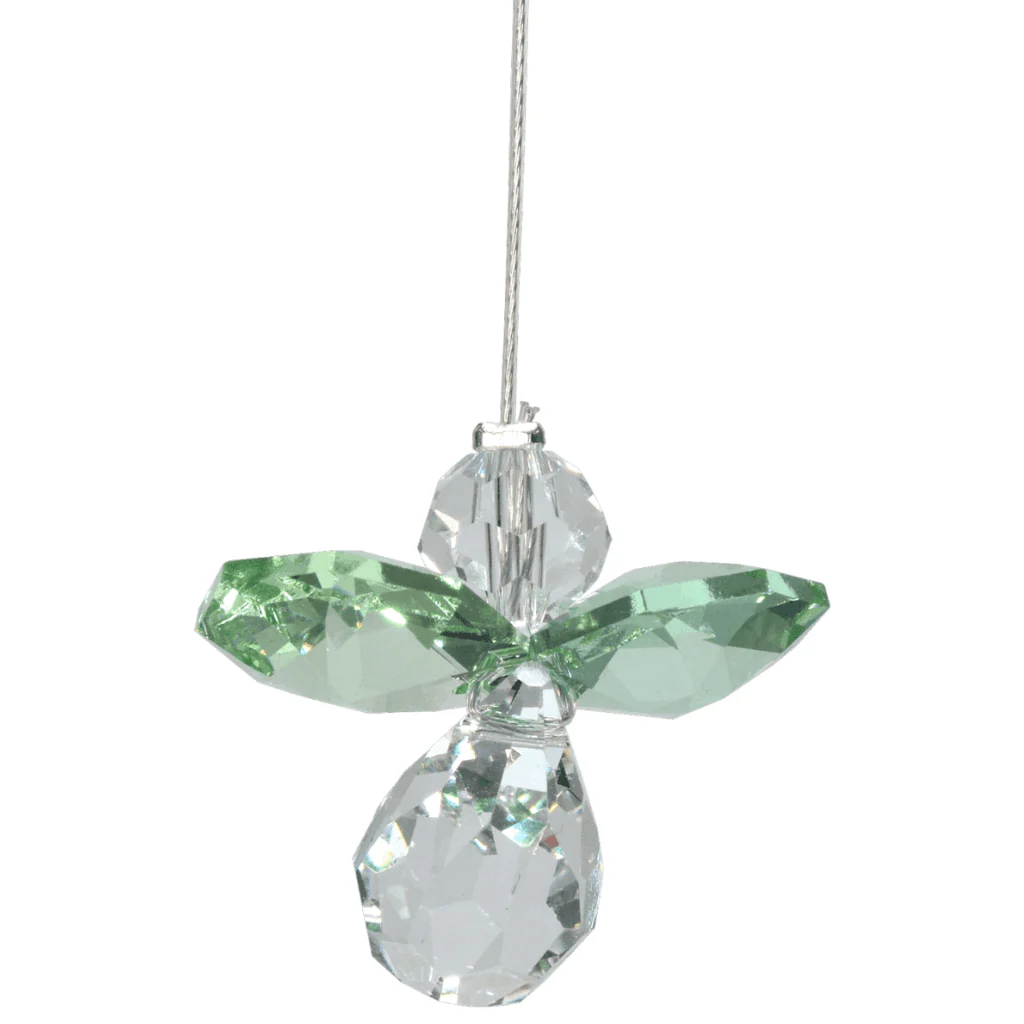 Wild Things Small Peridot Guardian Angel – August Birthstone Gift