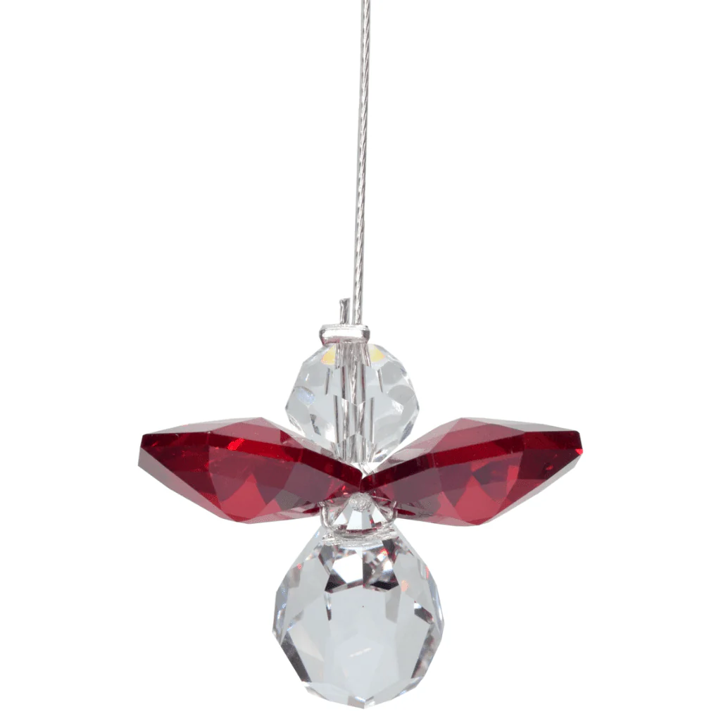 Wild Things Small Ruby Guardian Angel – July Birthstone Gift