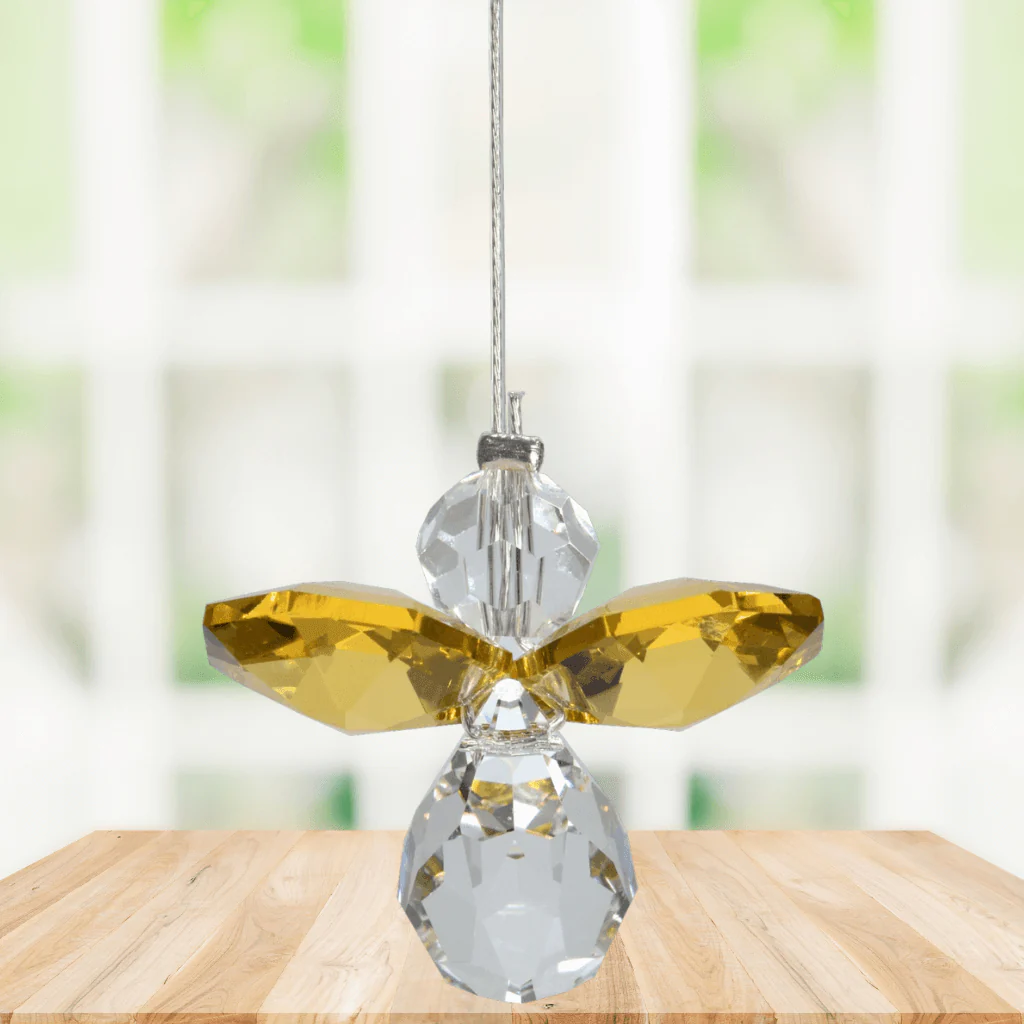 Wild Things Small Topaz Guardian Angel – November Birthstone Gift - Image 2