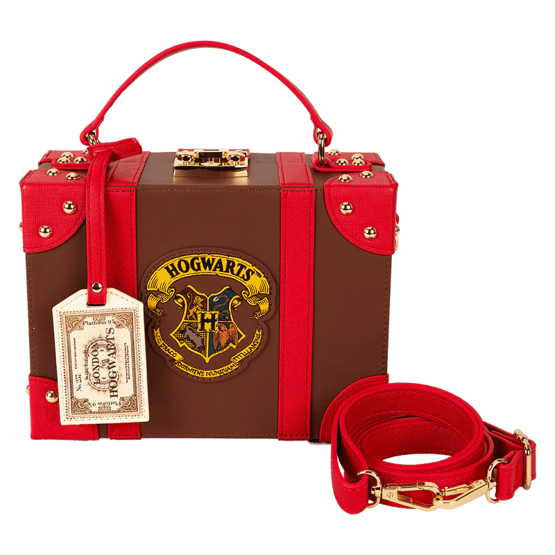 Loungefly Harry Potter Hogwarts Express Luggage Trunk Crossbody Bag - Image 4