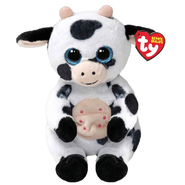 Herdly the Cow – TY Beanie Bellies Plush Toy