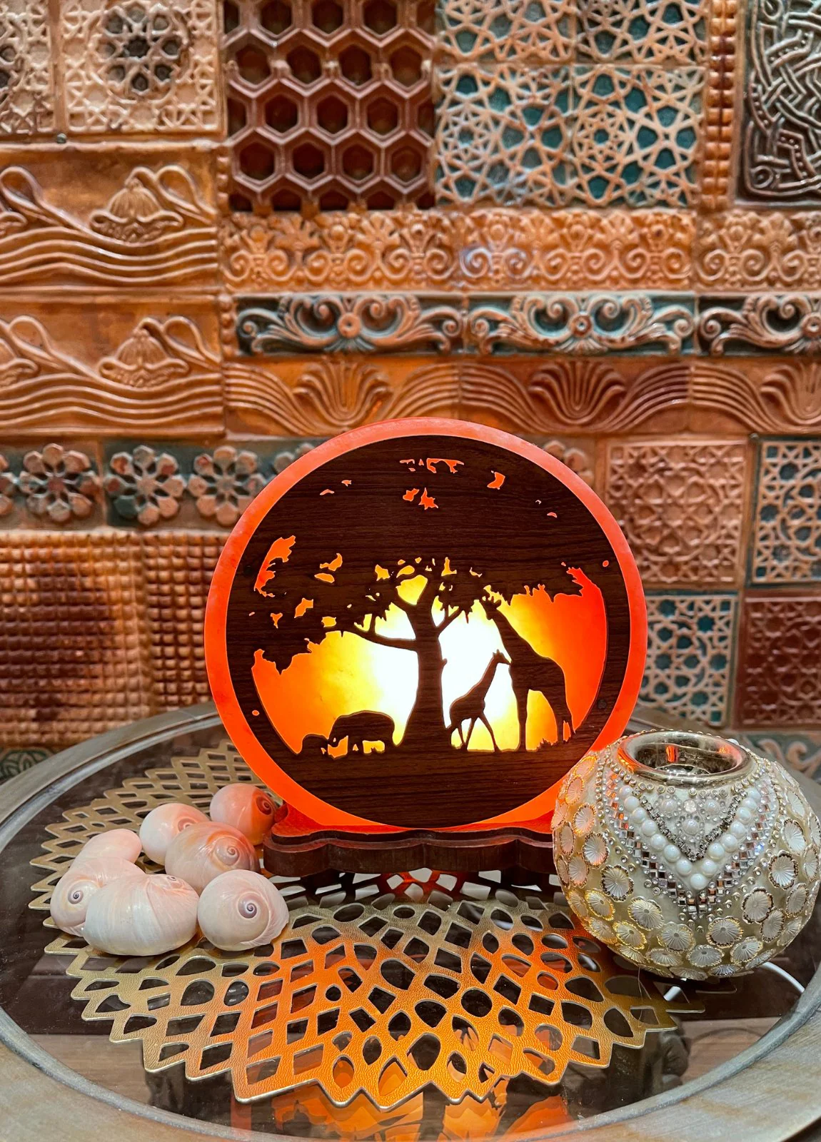 Himalayan Salt Lamp Crafted - Safari - Image 2